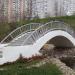 Пешеходный мост в городе Москва