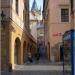 House at the Two Golden Bears in Prague city