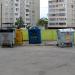 Waste collection point in Homieĺ city