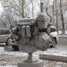 Памятник двигателю А-41 в городе Барнаул
