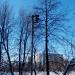 Навигационный светящийся знак в городе Москва