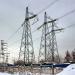 Анкерно-угловая опора высоковольтной ЛЭП 500 кВ в городе Москва