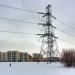 Опора ЛЭП 500 кВ в городе Москва