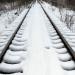 Железнодорожный мост через ручей в городе Домодедово