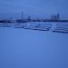 Трибуны для зрителей в городе Кольчугино
