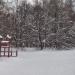 Площадка для отдыха с лавочками в городе Москва