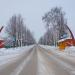 Скульптурная композиция «Серп и молот» в городе Кольчугино