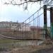 Подвесной пешеходный мост через реку Нугрь в городе Болхов