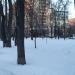 Сквер в городе Москва
