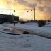 Сквер над Гагаринским автомобильным туннелем в городе Москва