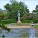 Fountain in Prague city