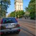 Vinohrady water tower in Prague city