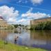 Shore with scenic view in Narva city