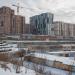 Apartment complex under construction in Lviv city