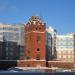 Old industrial building with water tower