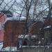 Полуразрушенное здание в городе Сергиев Посад