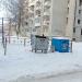 Waste collection point in Homieĺ city