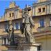 Statue of St. Cosmas and St. Damian in Prague city