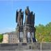 Statue of St. Francis of Assisi in Prague city