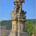 Statue of St. Ludmila in Prague city