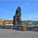 Statue of St. Cyril and St. Methodius in Prague city