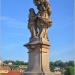 Statue of St. Anne in Prague city