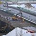 Автомобильный путепровод в городе Домодедово