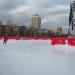 Сезонный ледовый каток в городе Москва
