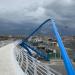 Pedestrian overpass in Kamëz city