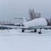 Самолёт Як-40 в городе Югорск