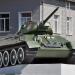 Средний танк T-34-76 образца 1941 г. в городе Москва