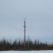Брошенная опора ЛЭП в городе Кимры