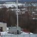 Дымовая труба с флюгером в городе Кимры