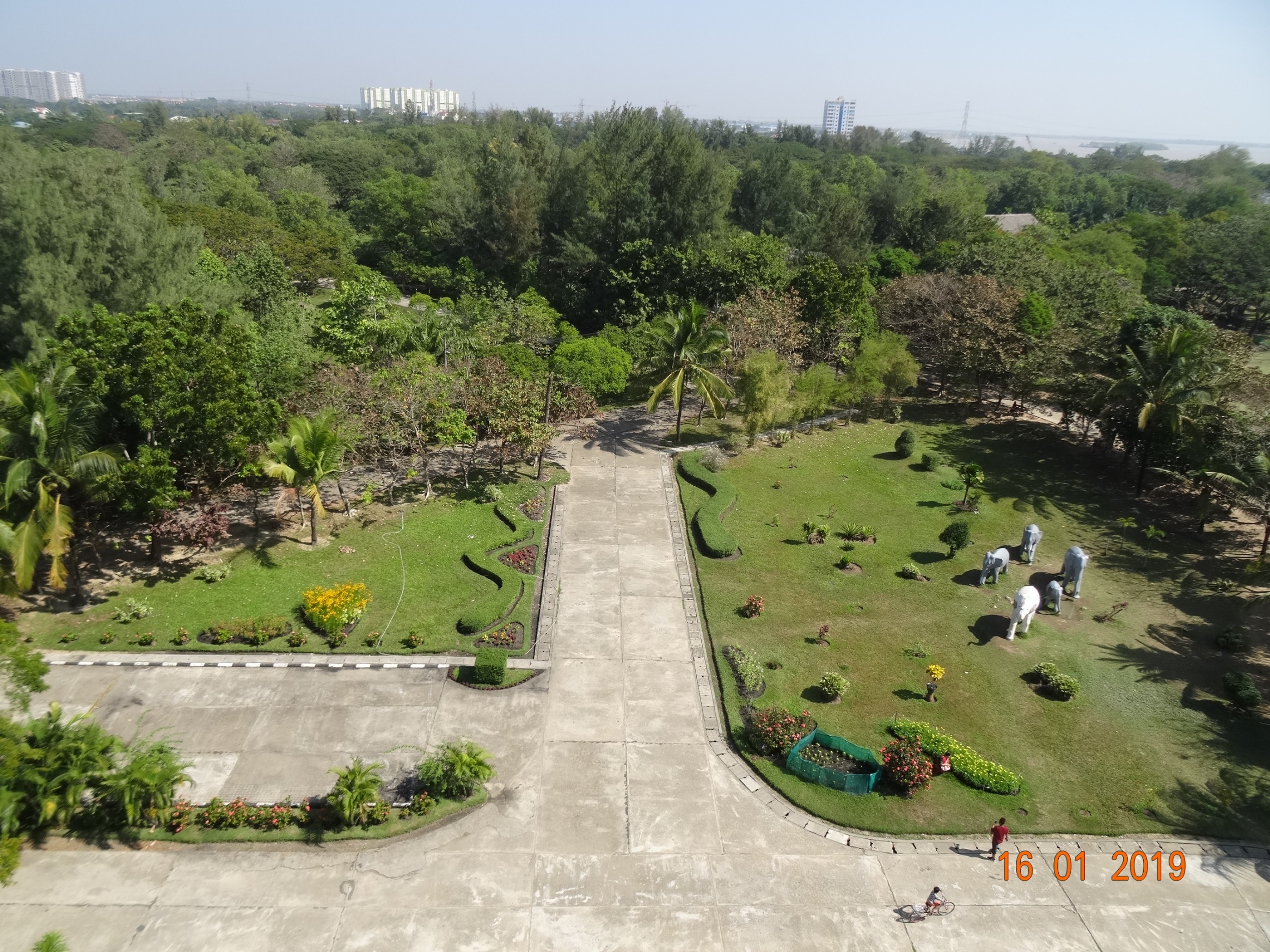 Elephant Statues Park Yangon