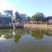 Kaliyamman Temple Pond with Shrine at the Centre in Yangon city