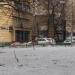 Цветочная клумба в городе Москва
