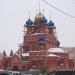 Строящийся храм Новомучеников и исповедников Домодедовских в городе Домодедово
