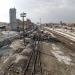 Мачта освещения сортировочной горки в городе Москва
