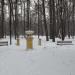 Цветочная клумба в городе Москва
