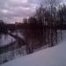 A bridge over Okhta river