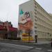 Mural Dziewczynka ze złuchawkami na uszach in Rzeszów city