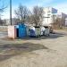 Waste collection point in Homieĺ city