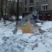Цветник в городе Москва