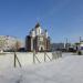 Территория строящегося храма Матроны Московской в городе Уфа
