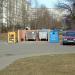 Waste collection point in Homieĺ city