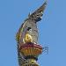 Buddha Pillar in Yangon city
