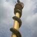 Buddha Pillar in Yangon city