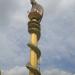 Buddha Pillar in Yangon city