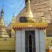 Buddha's Shrine in Western Stupa in Yangon city