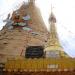 Buddha's Shrine in Stupa North 1 in Yangon city